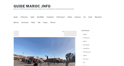 Desktop Screenshot of guidemaroc.info